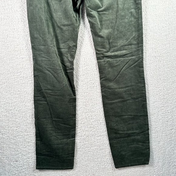 Monfrere Velvet Slim Straight Jeans Green Size 34x32 Classic Comfy - Picture 4 of 14